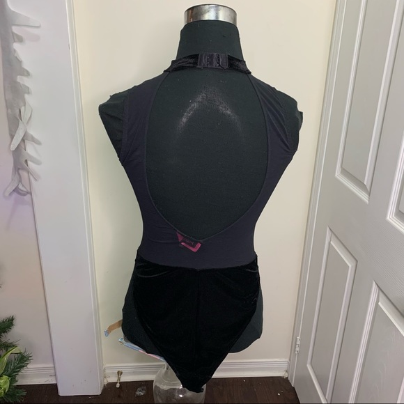 La SenZa Chic Flattering Valour Mesh OpenBack Cut Versatile lingerieBodysuit Top - Picture 6 of 16